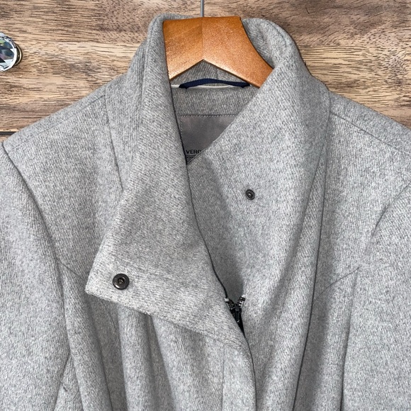 Womens Heather Gray Coat - Picture 3 of 7